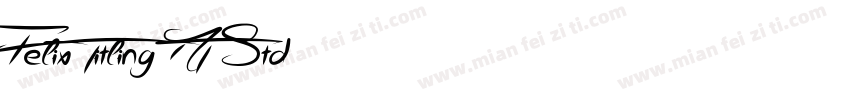 Felix Titling MT Std字体转换
